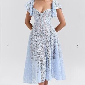 House of CB | Dresses | House Of Cb Amore Vintage Cream Dropped Waist Midi  Dress Nwot Size S | Poshmark